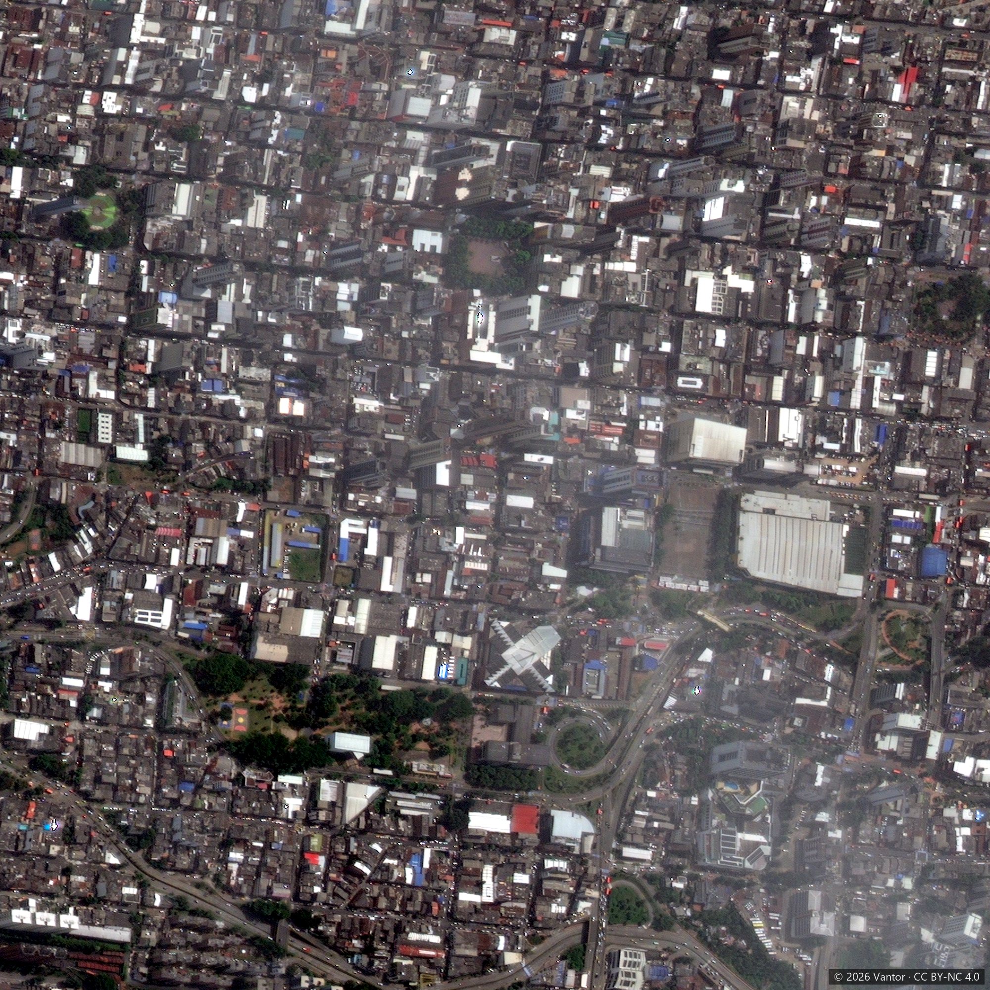 Centro de Pereira, 31 de julio de 2026, 1,2 km de lado